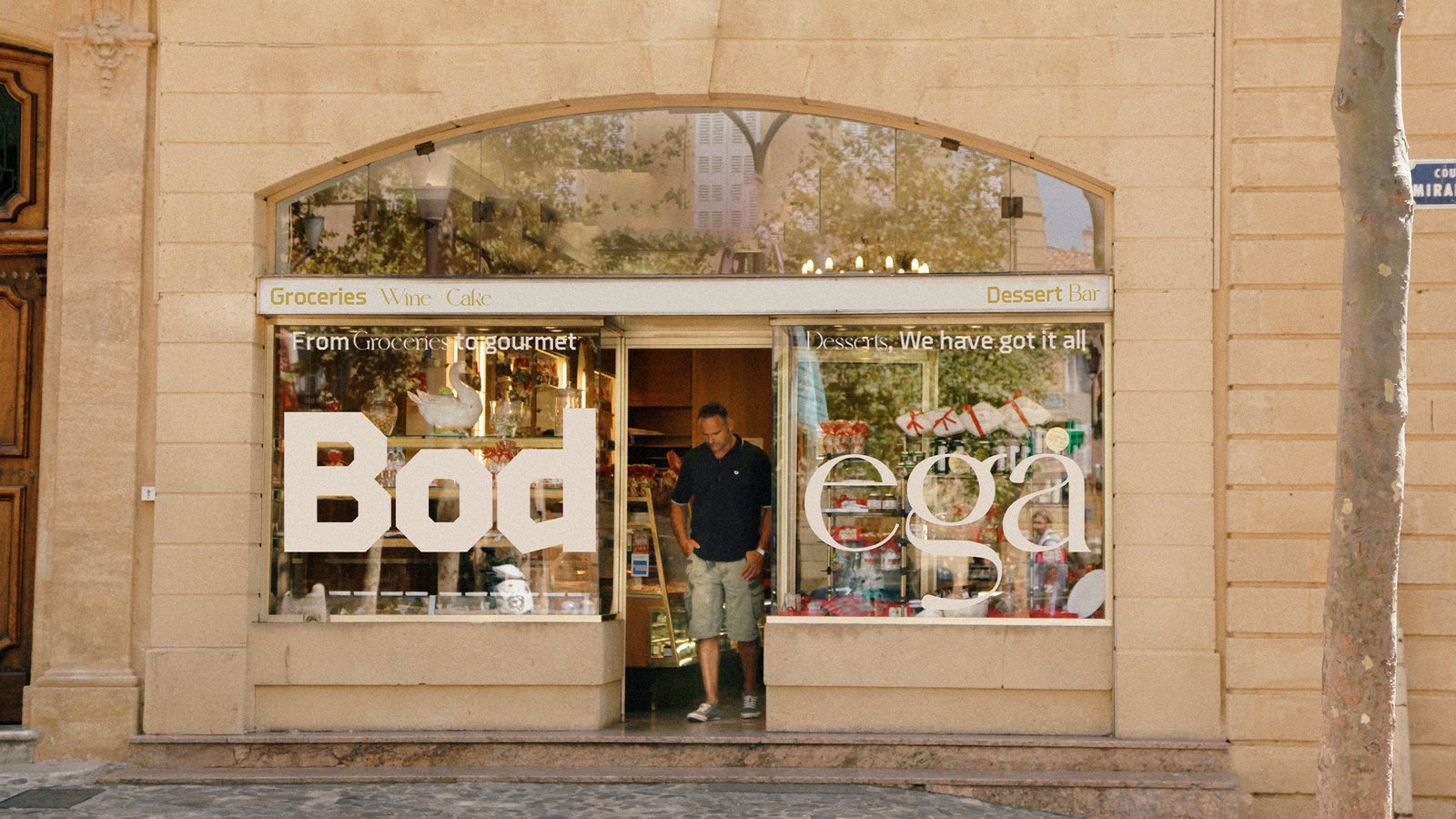 Bodega brand identity main visual by Suin Choi