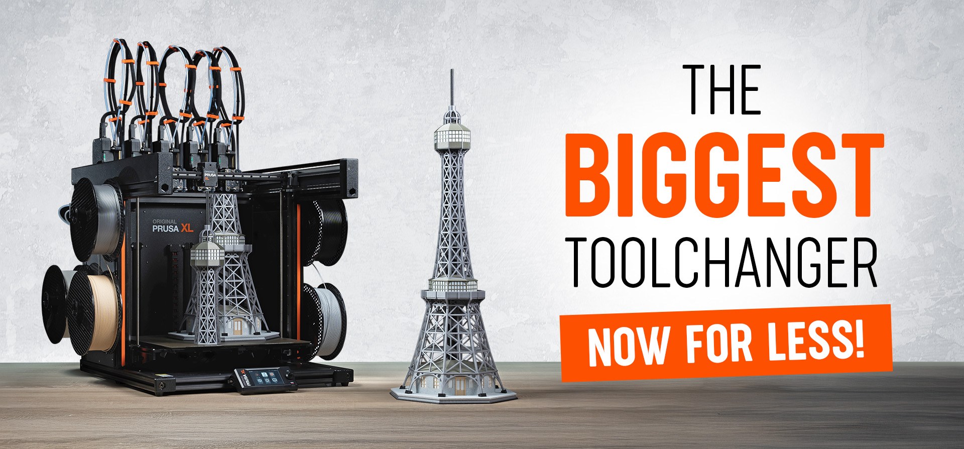 Prusa XL toolhead system with five independent print heads