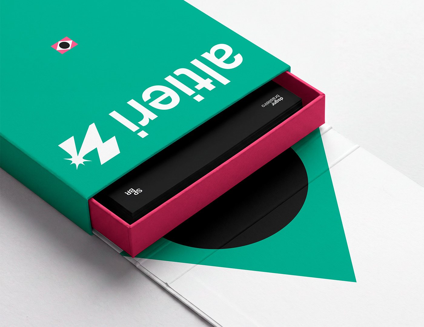 Altieri Victor branding stationary visual details