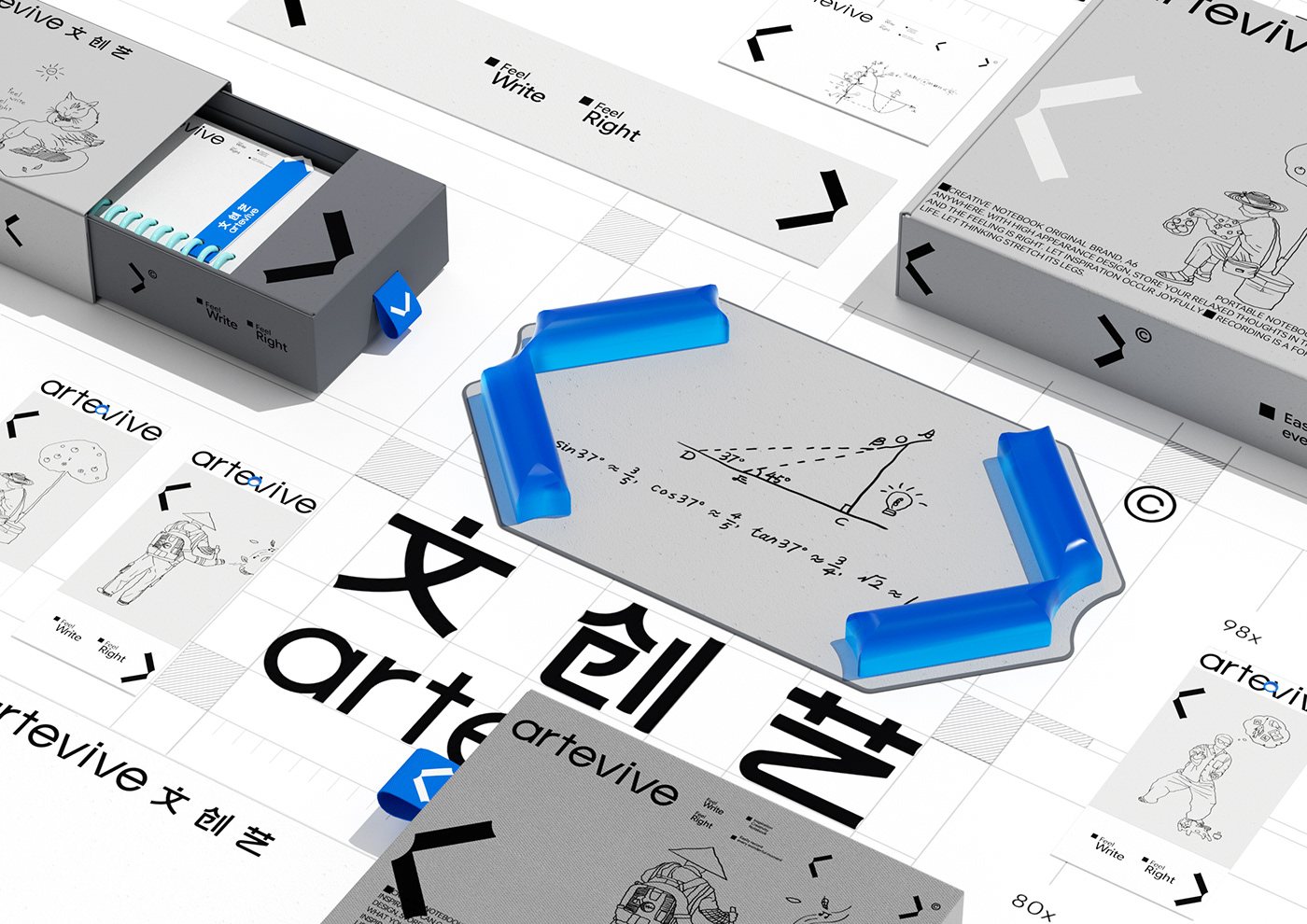 Artevive Rebranding Design branding identity typography details
