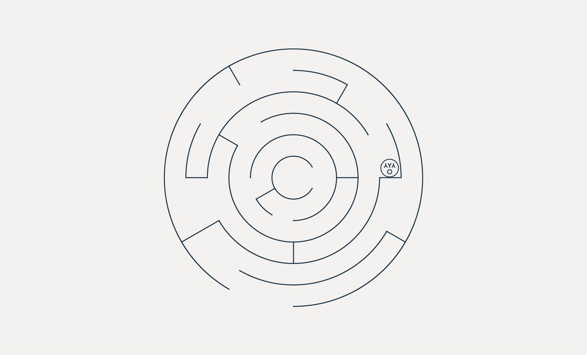 AYA mobile app UI design mockup branding