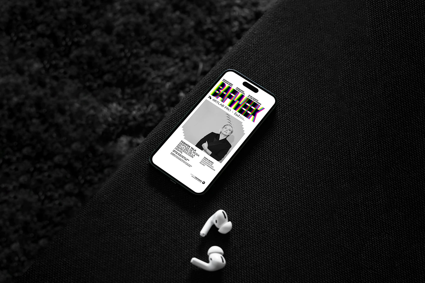 BAFWEEK SS26 branding design asset detail 6