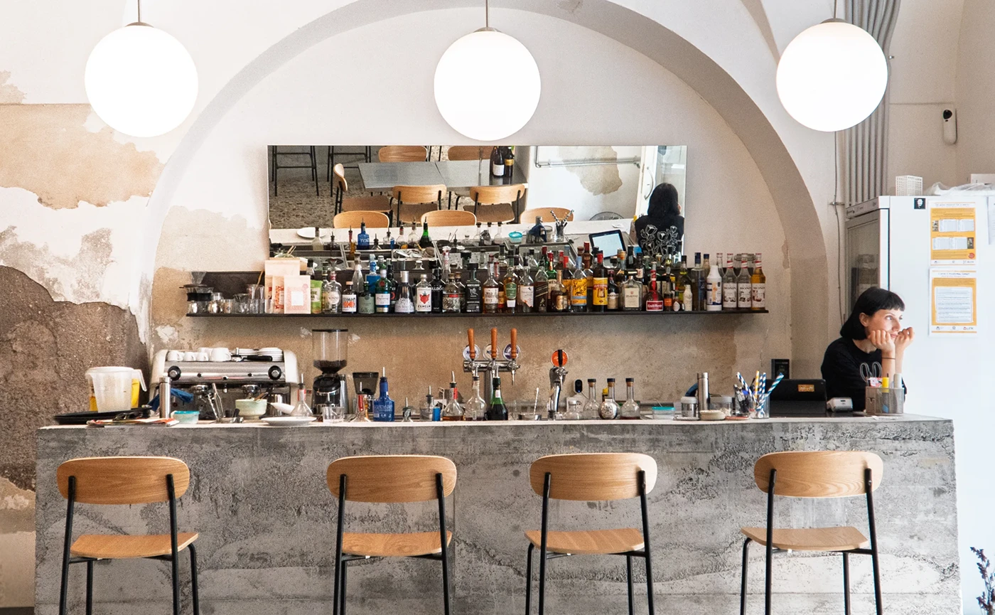 Bar Popolare branding identity detail 2