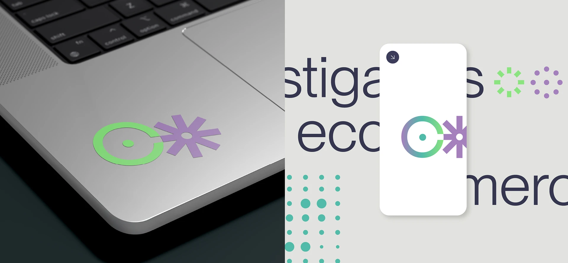 Coordenada branding identity detail 9