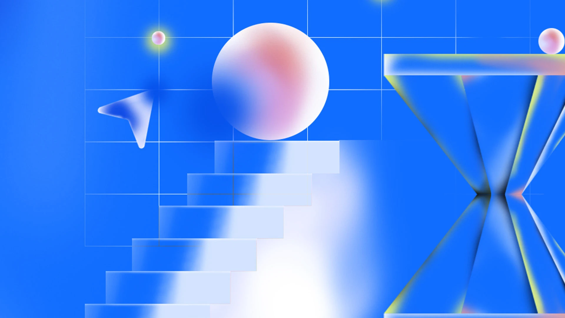 Dimensions of Time digital illustration gradient sphere detail