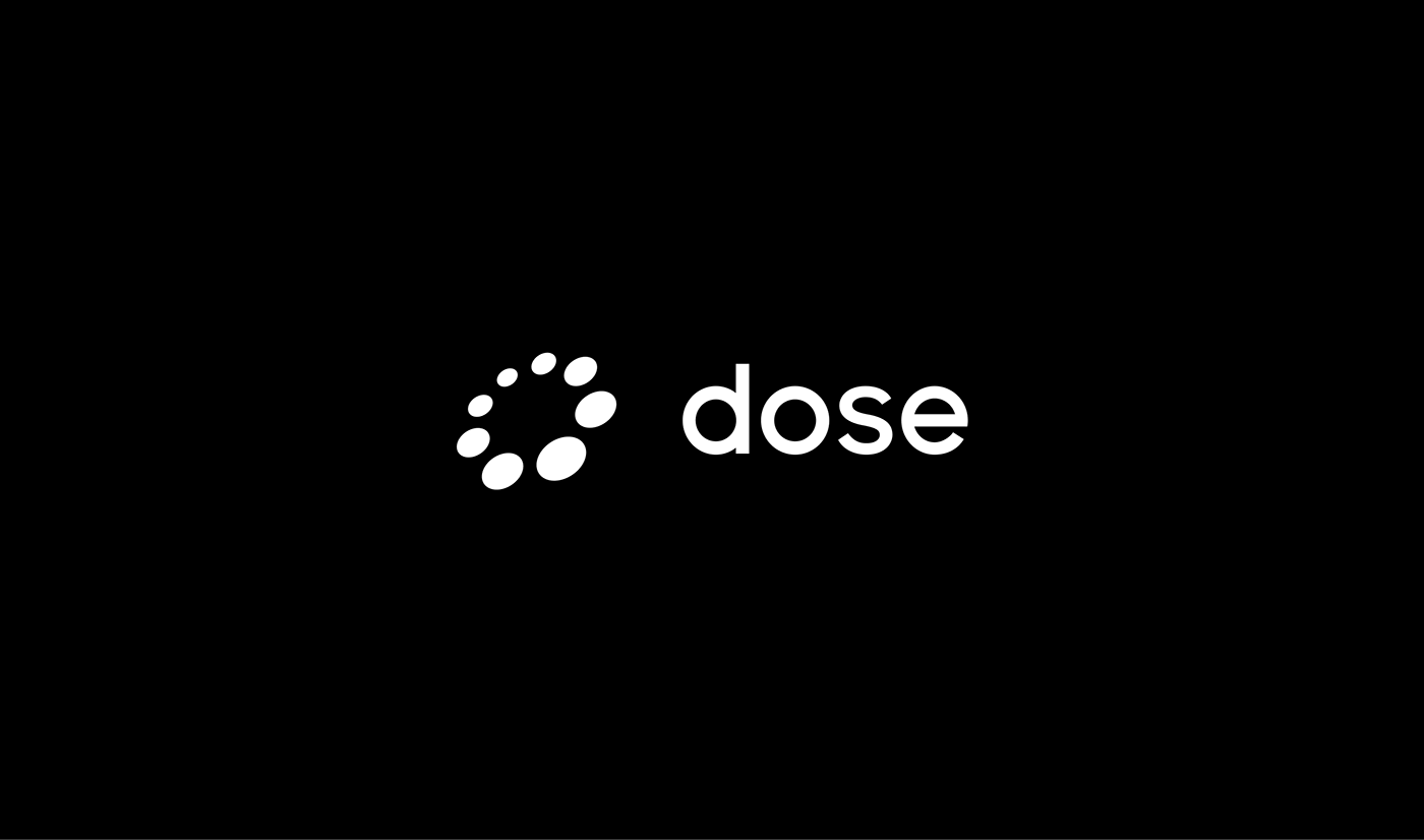 dose branding hero layout mockup