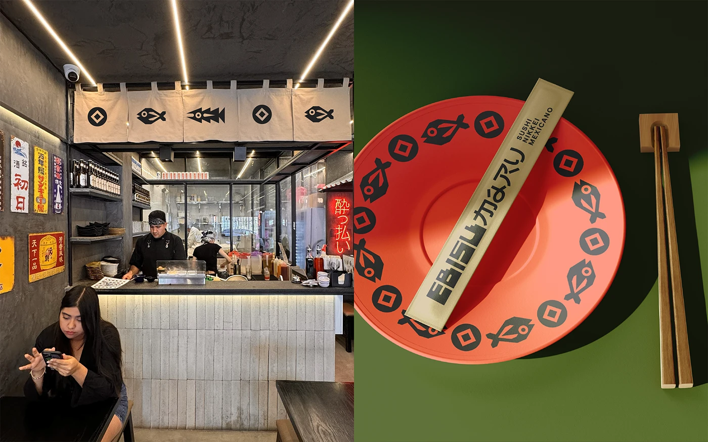 Ebisumaru Sushi branding brand design asset