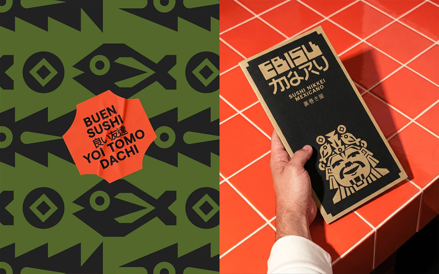 Ebisumaru Sushi branding color system design