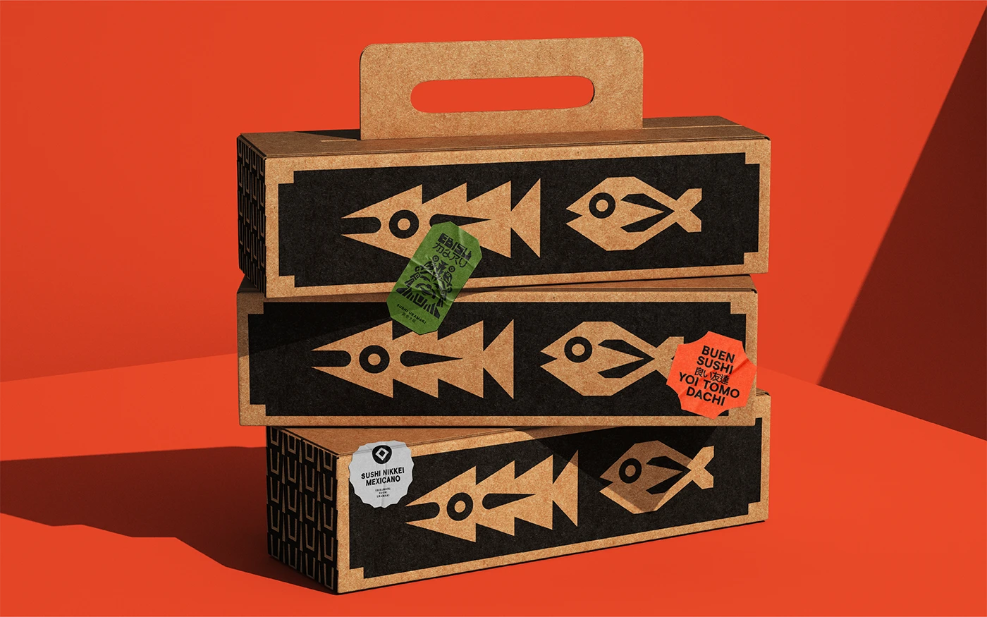 Ebisumaru Sushi branding stationary visual details