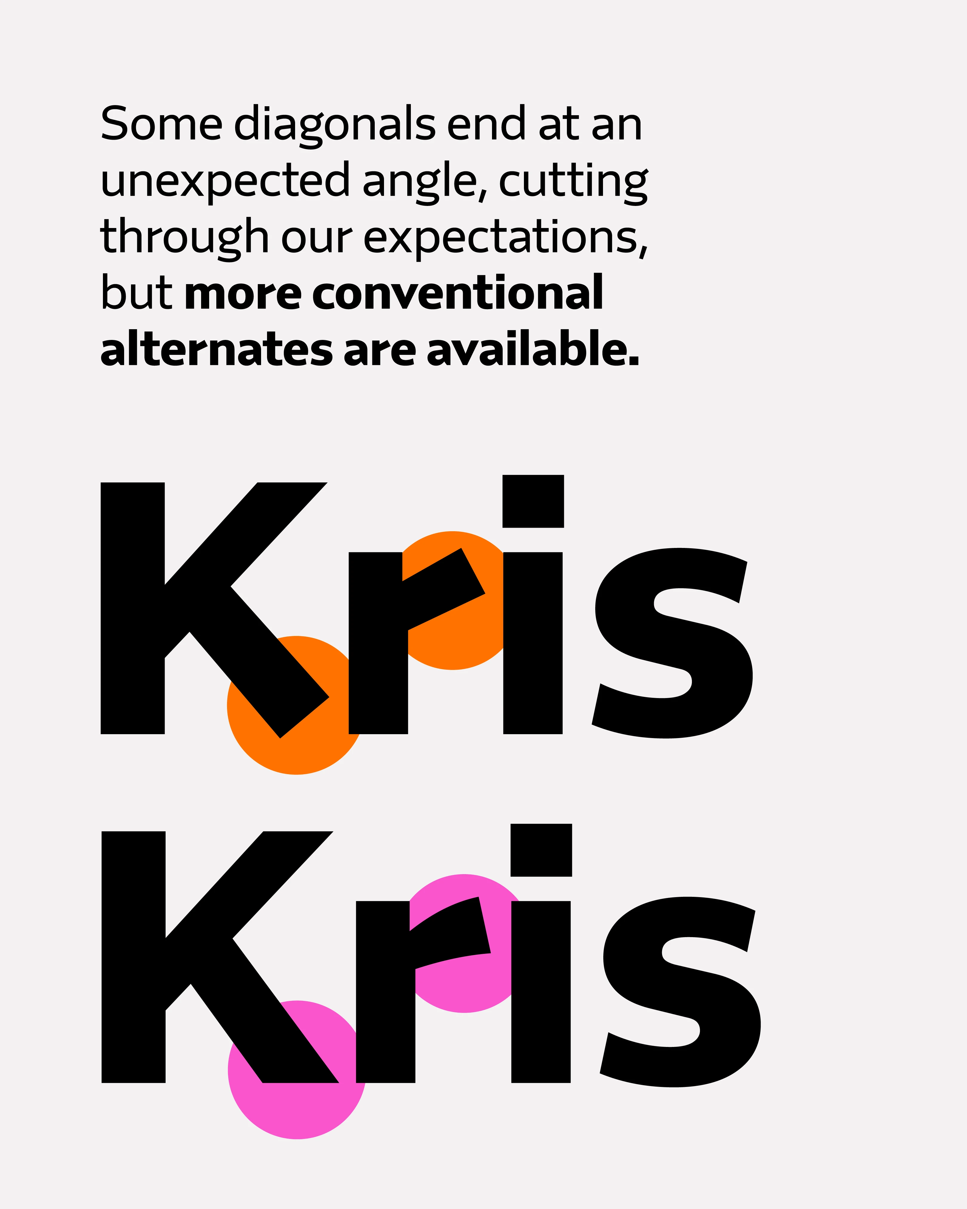 Drika 14-weight expressive sans poster with overlapping letterforms on editorial layout — Drika typeface