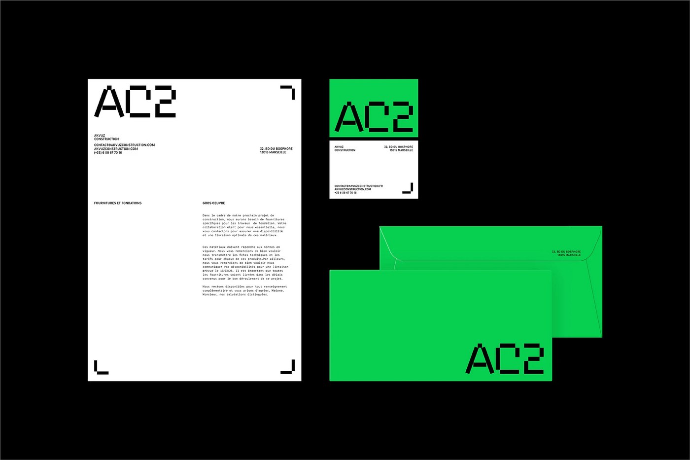 AC2 brand identity design digital web platform and UI system