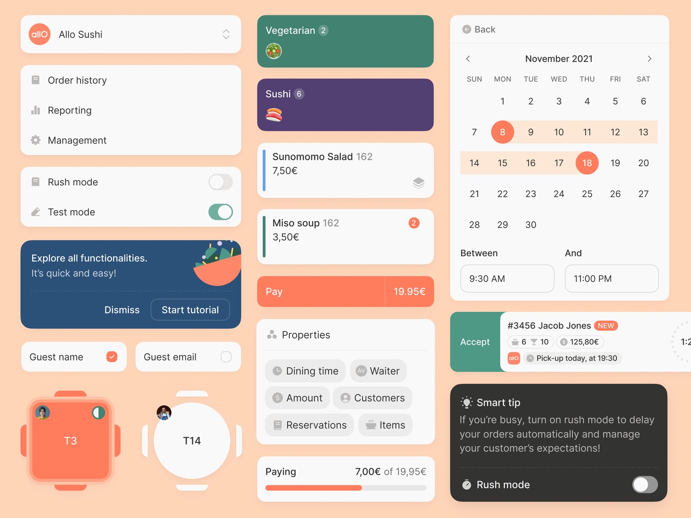 allO design system components and tokens — allo super significa