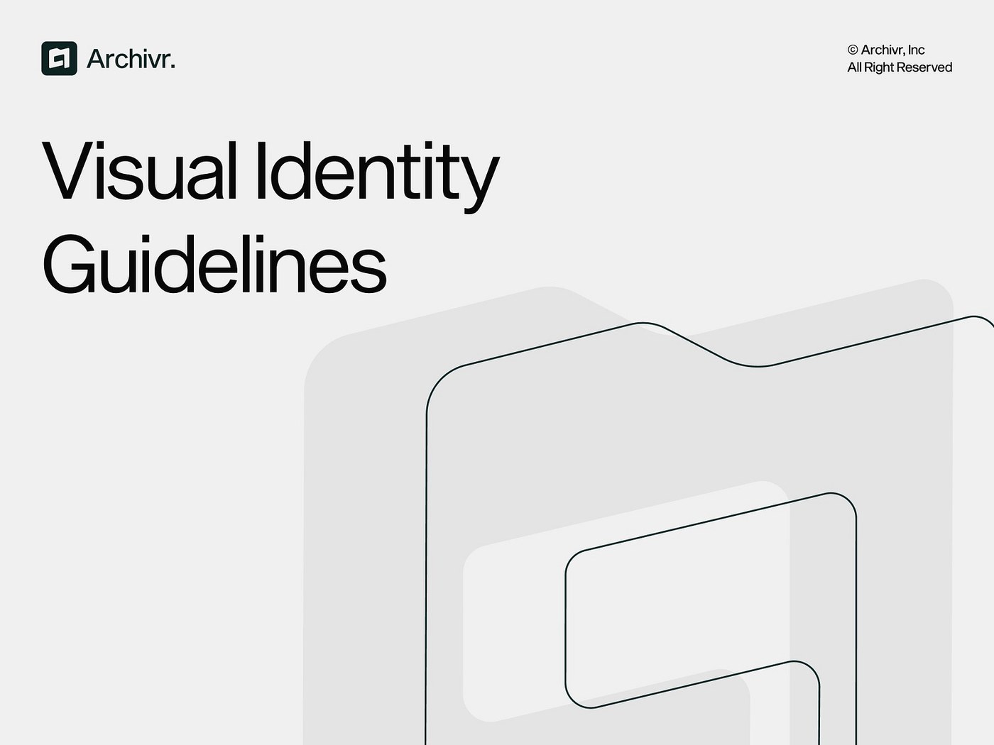 Archivr. typography detail — branding visual identity grid layout typography archivr by LAIN Branding