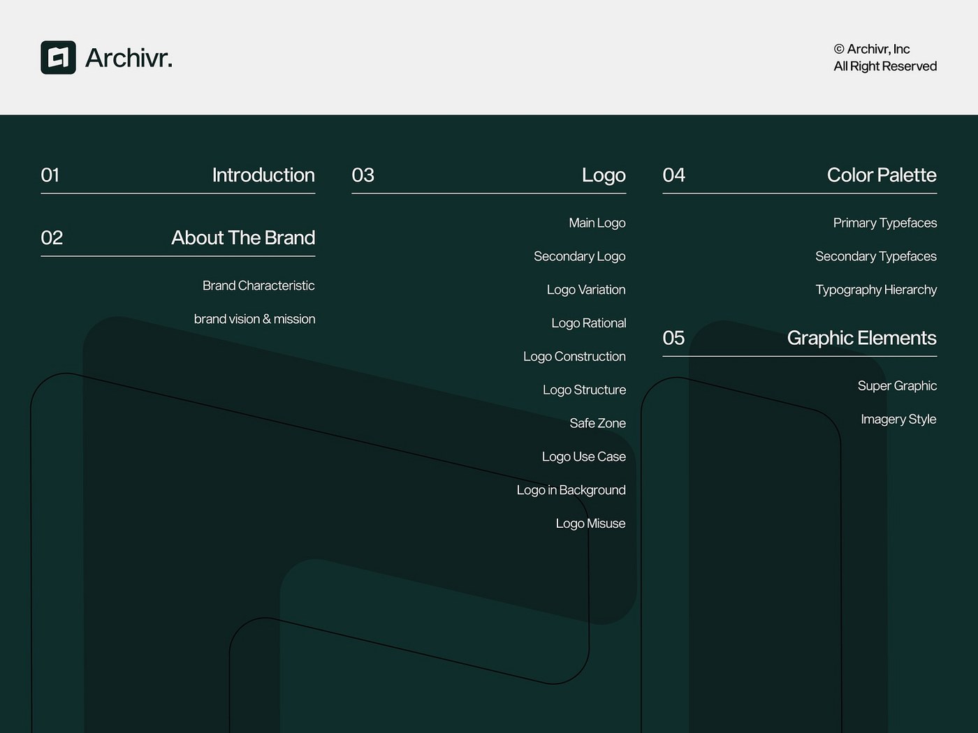 Archivr. grid system — branding visual identity grid layout typography archivr by LAIN Branding