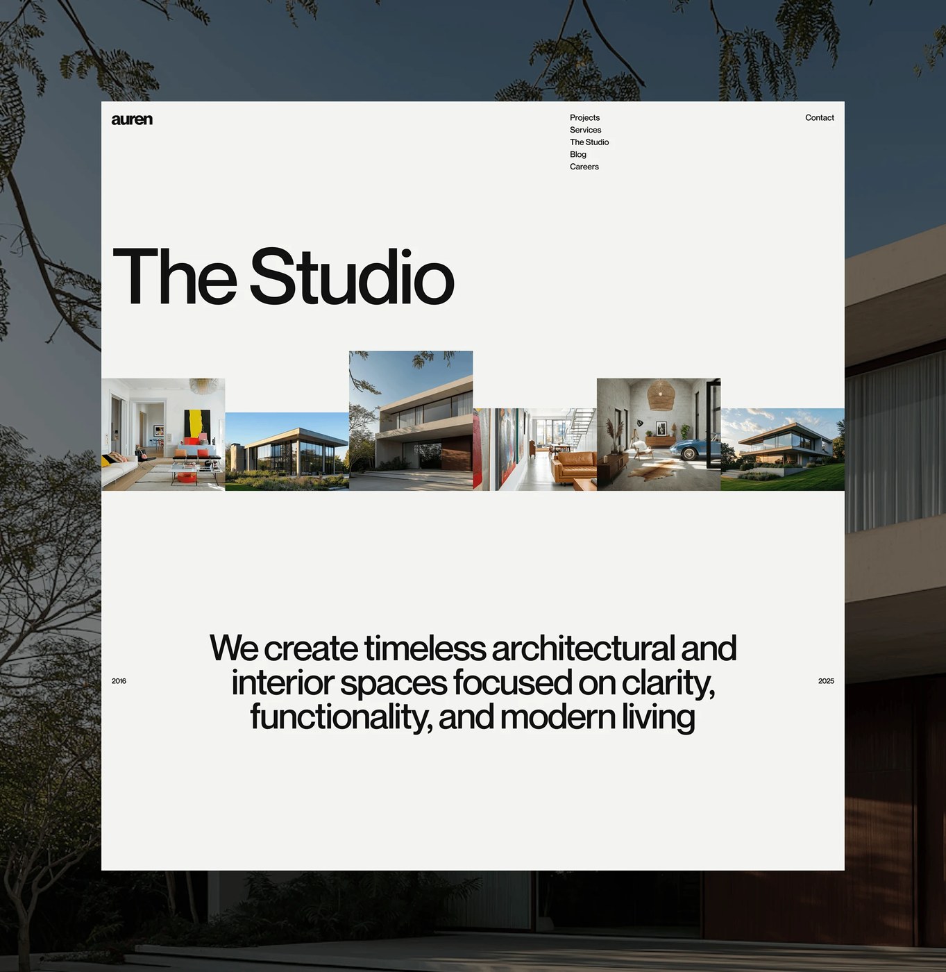 Auren master brand board, logo wordmark, and ui ux design system overview