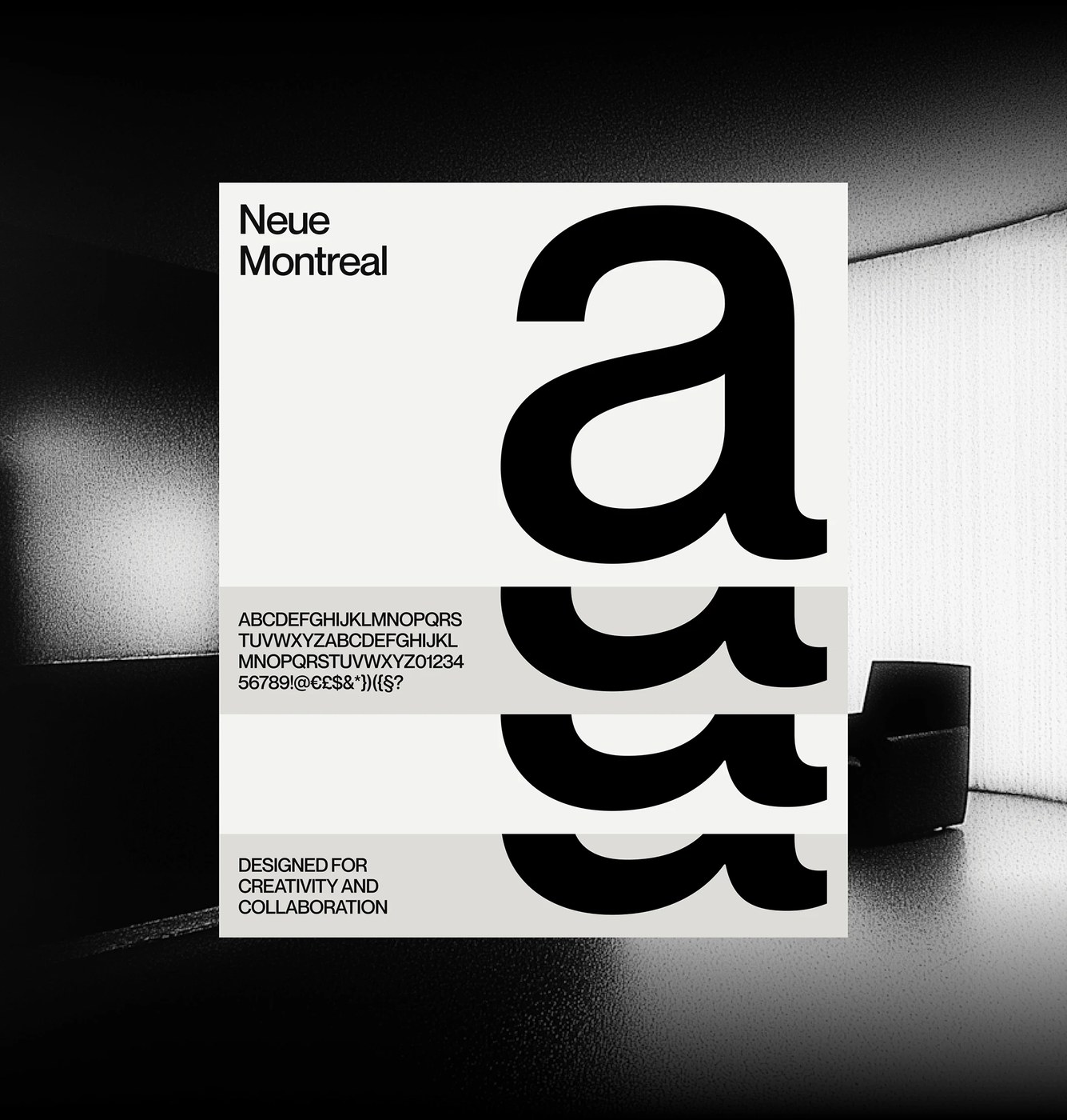 Neue Montreal typography specimen and glyph anatomy for Auren ui ux design