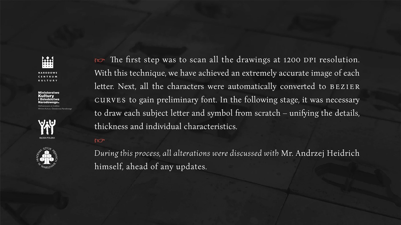 bona nova mateusz machalski digital typeface layout