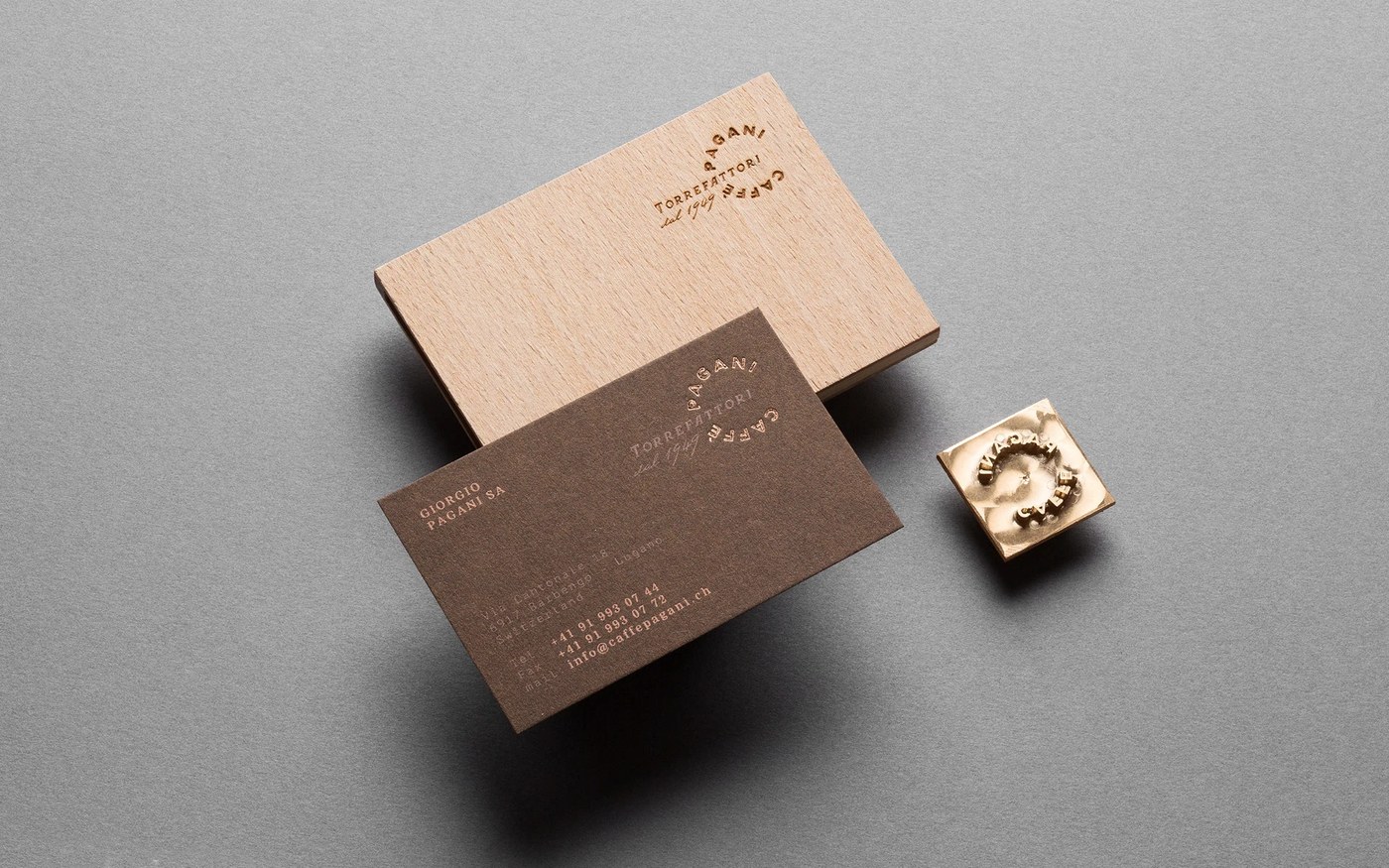 caffè pagani pavel emelyanov coffee branding packaging detail