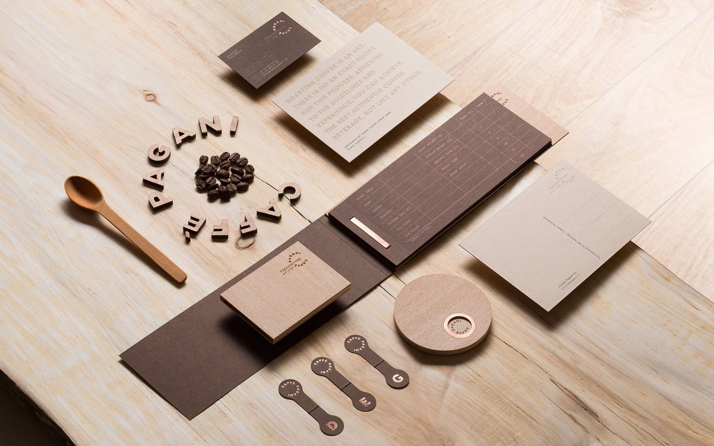 caffè pagani pavel emelyanov coffee branding packaging logo variant