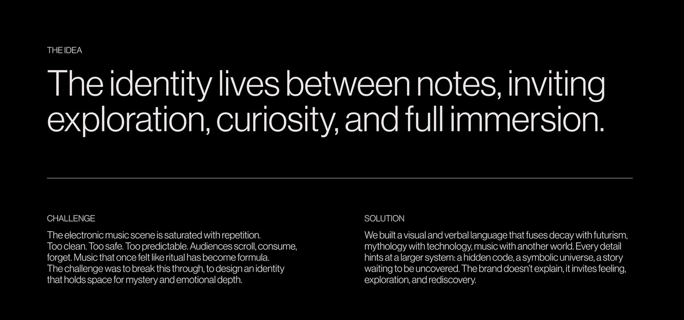 CØDA MASON brand identity kinetic motion and graphic layout