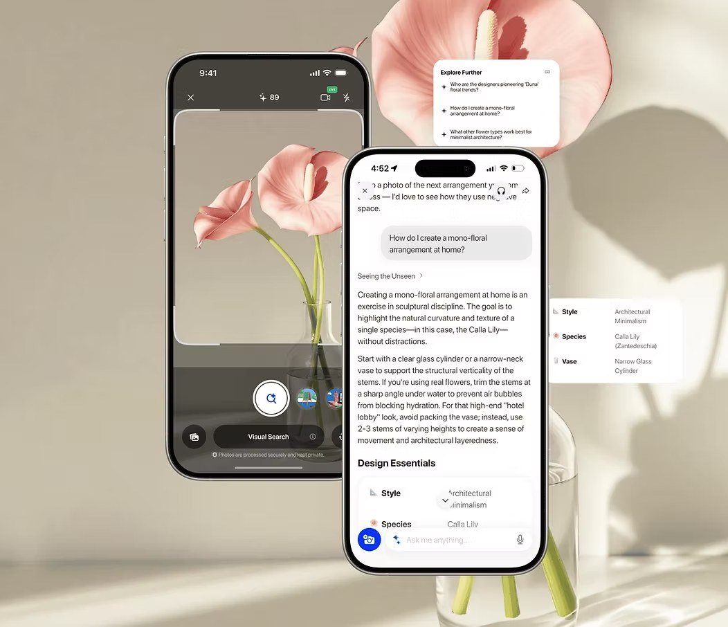 Chance AI Chat the Image — ask follow-up questions on a photo inside this visual AI app
