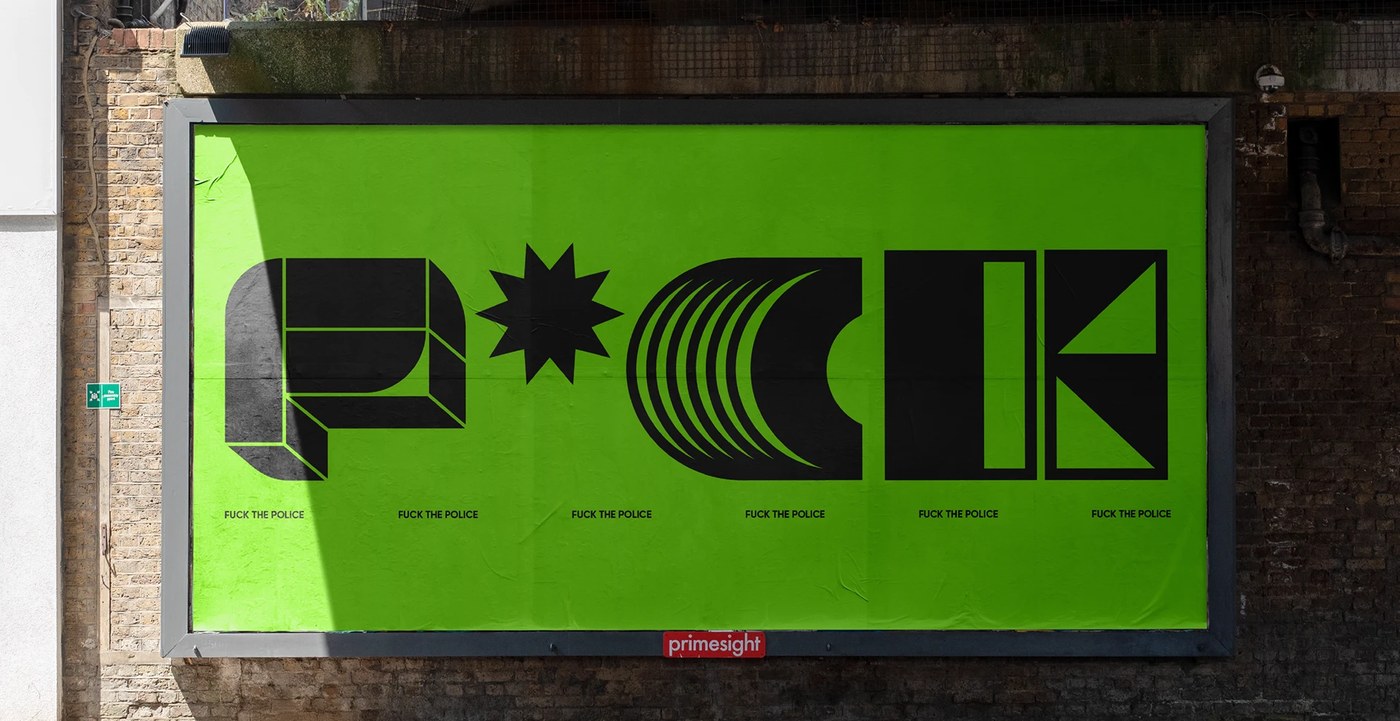 display font retro typography graphic design specimen showing uppercase lowercase combos.