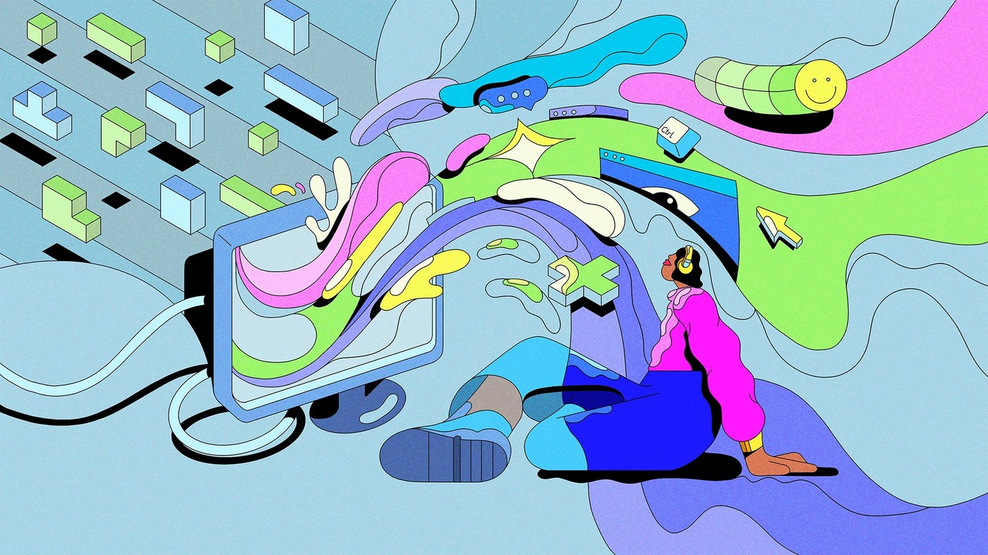 editorial illustration map detail