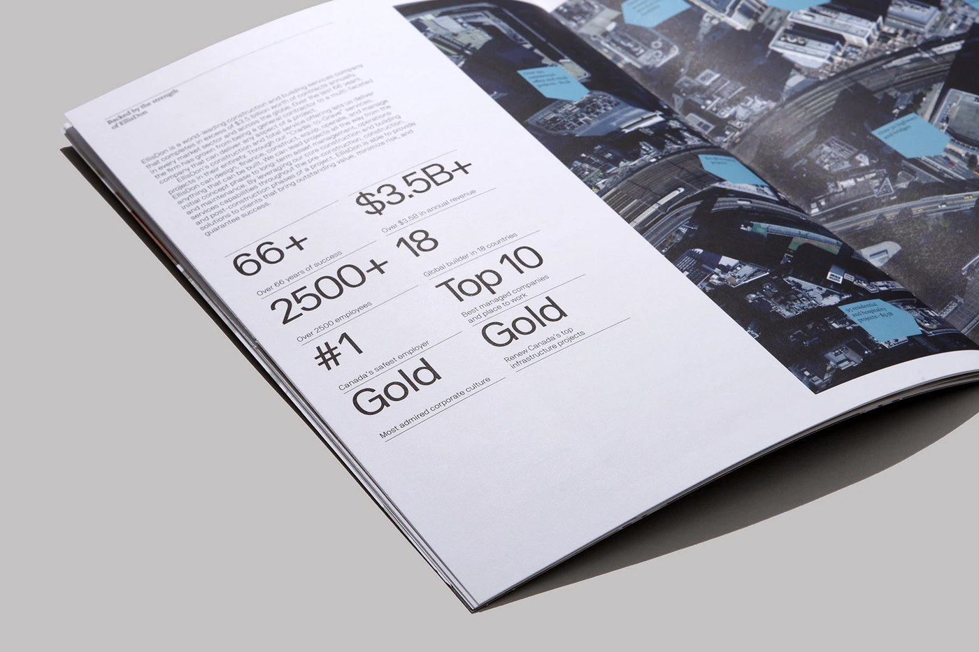 Numeric metric typography and transit infrastructure layout — branding design by Underline Studio
