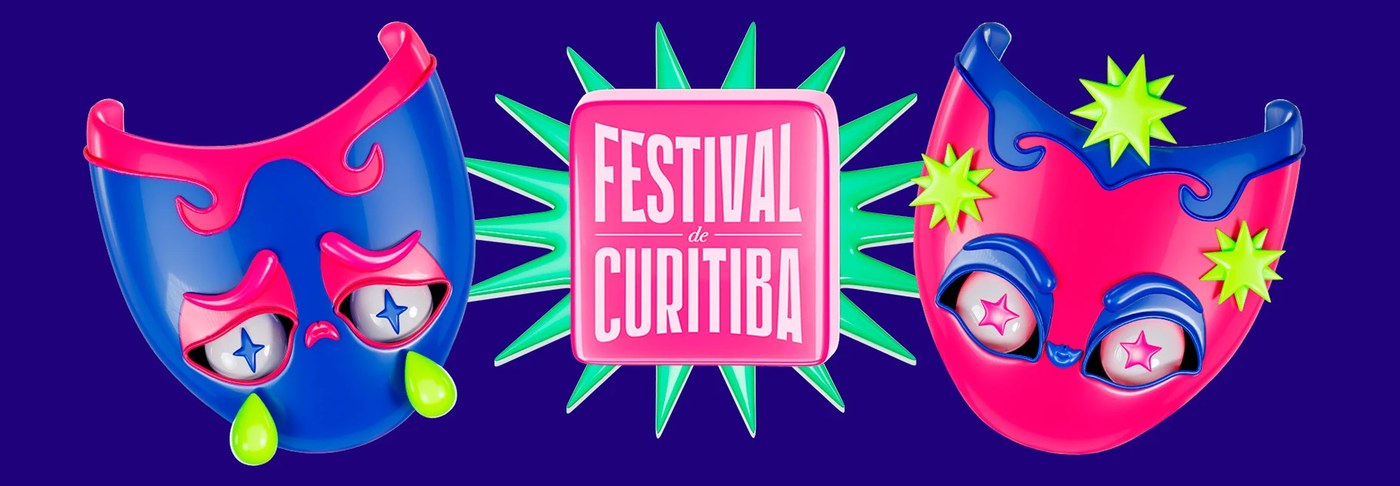 festival poster design vector illustration mask character