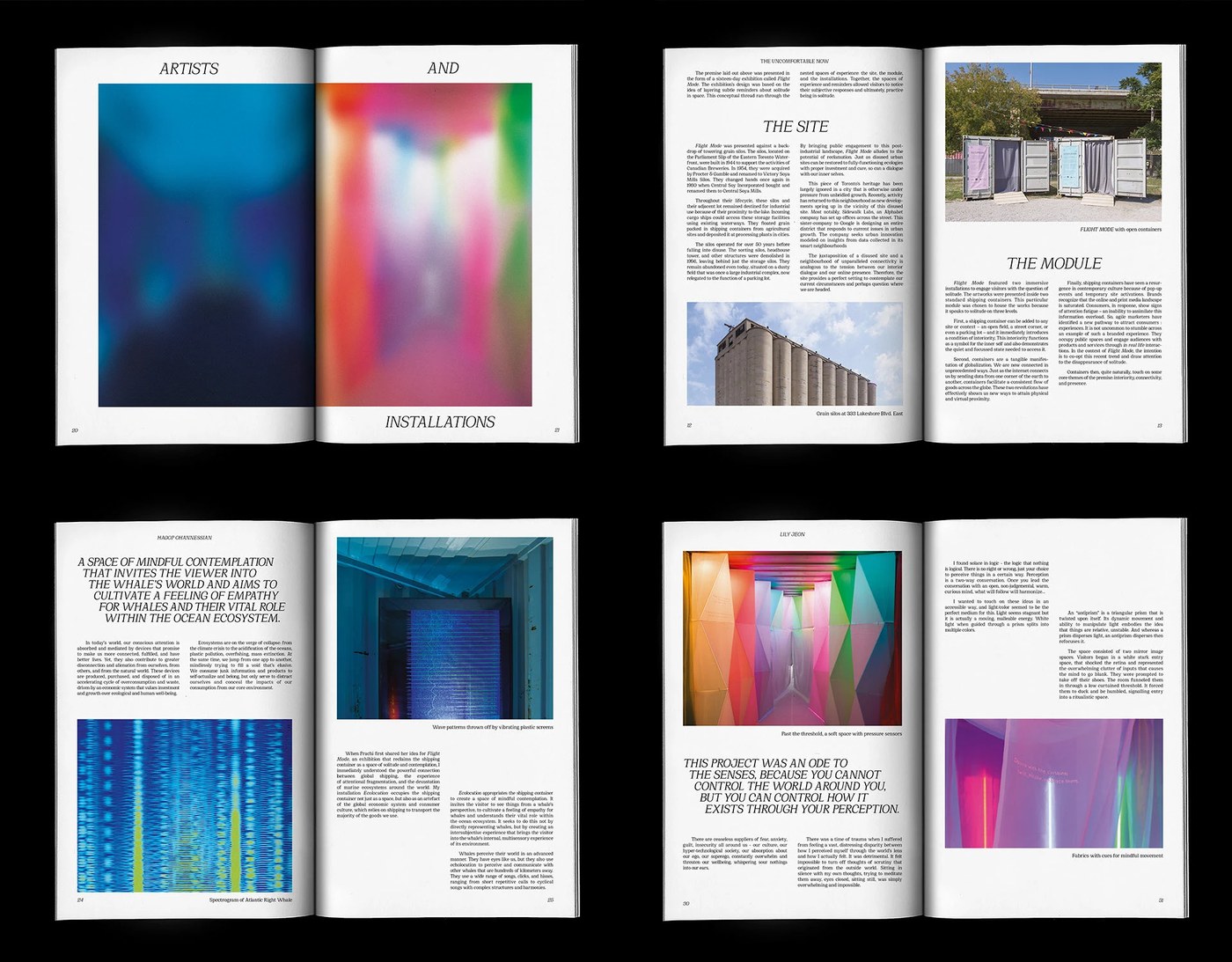 flightmode exhibition identity catalogue heather lynn billyclub gallery installation wall design