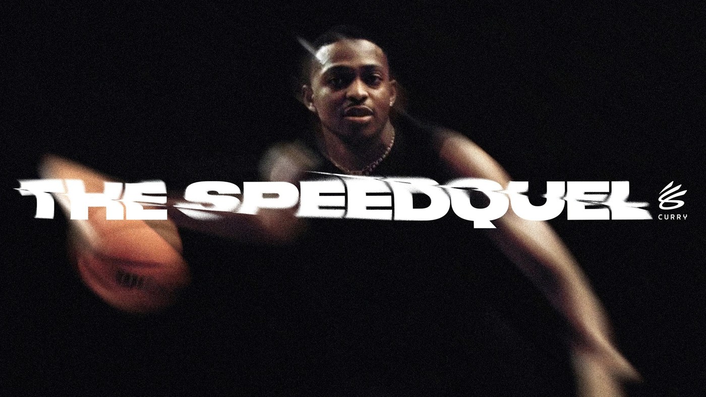 Athlete portrait under the dynamic brand identity sports branding campaign