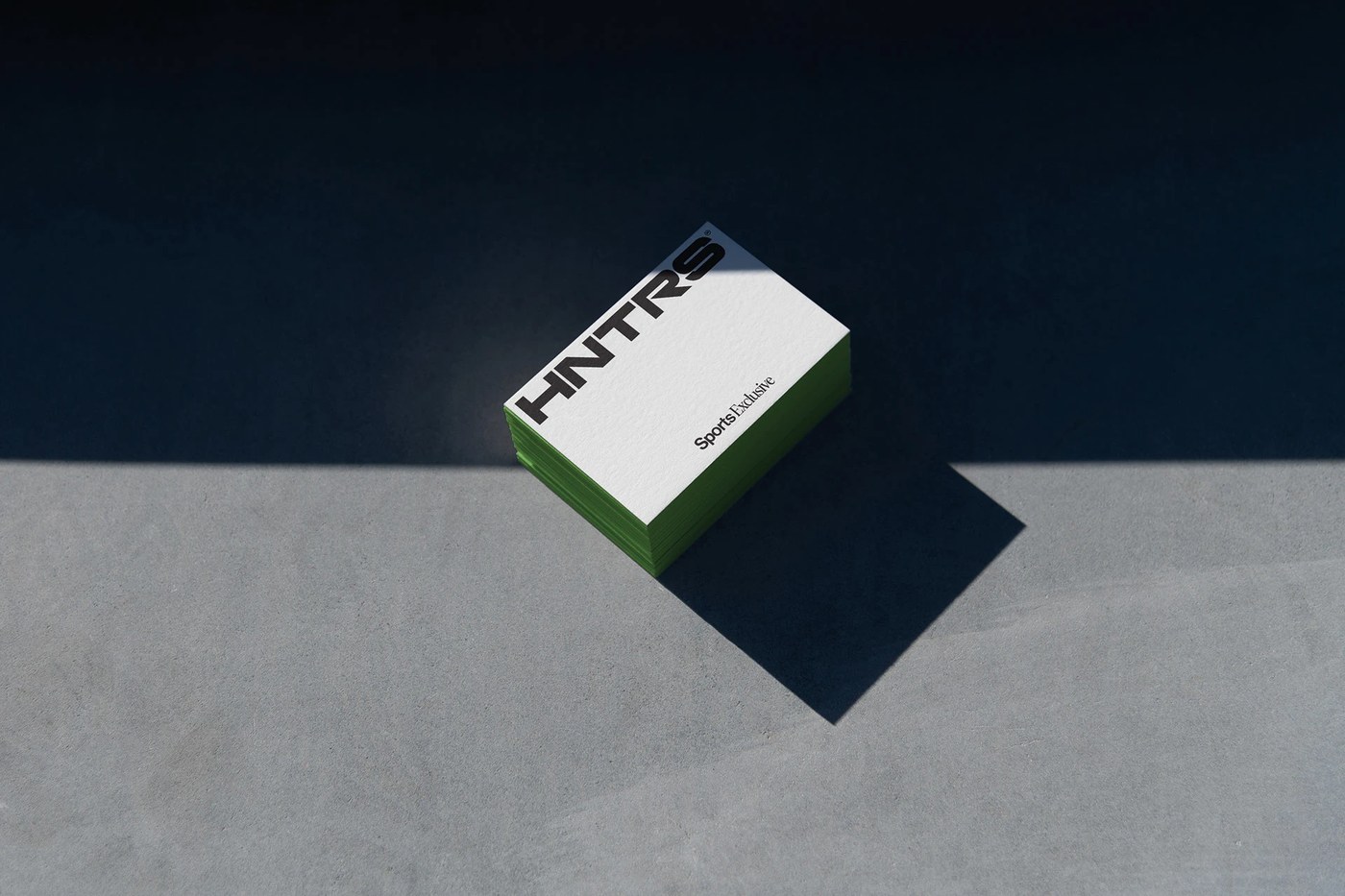 Stationery designs showcasing structural layout and motion design branding