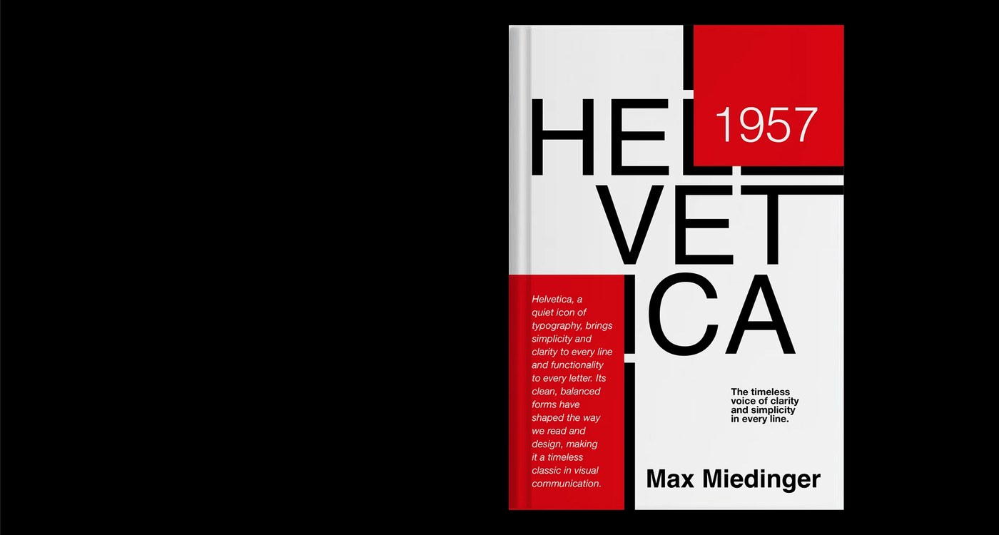 Swiss modernist editorial layout spread with letterform anatomy — typography design by Nehir Köse