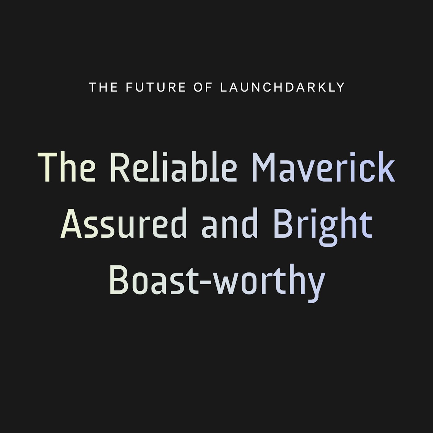 LaunchDarkly detail view — visual identity by Focus Lab