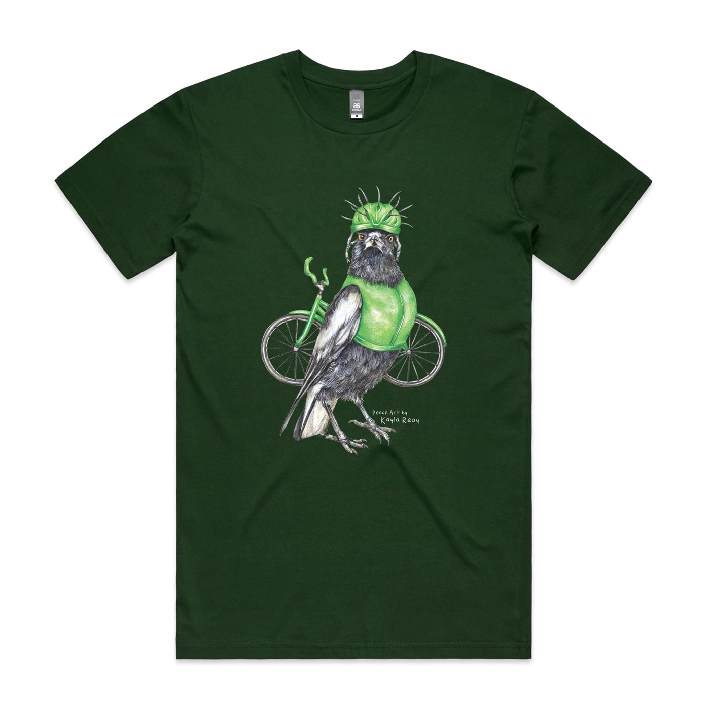 Studio lookbook styling for Clive the Cyclist tee collaboration