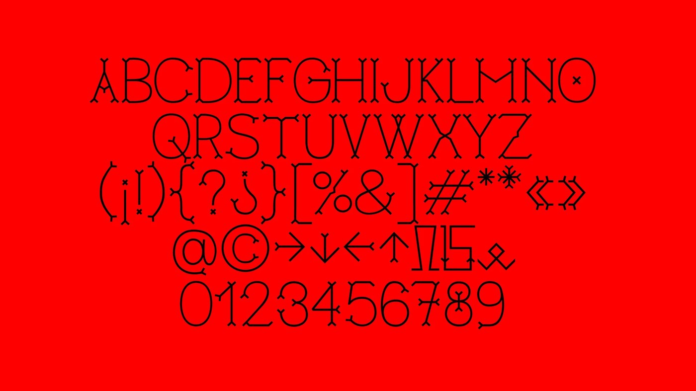 Maria RM variable typeface specimen detail by Rui Marques