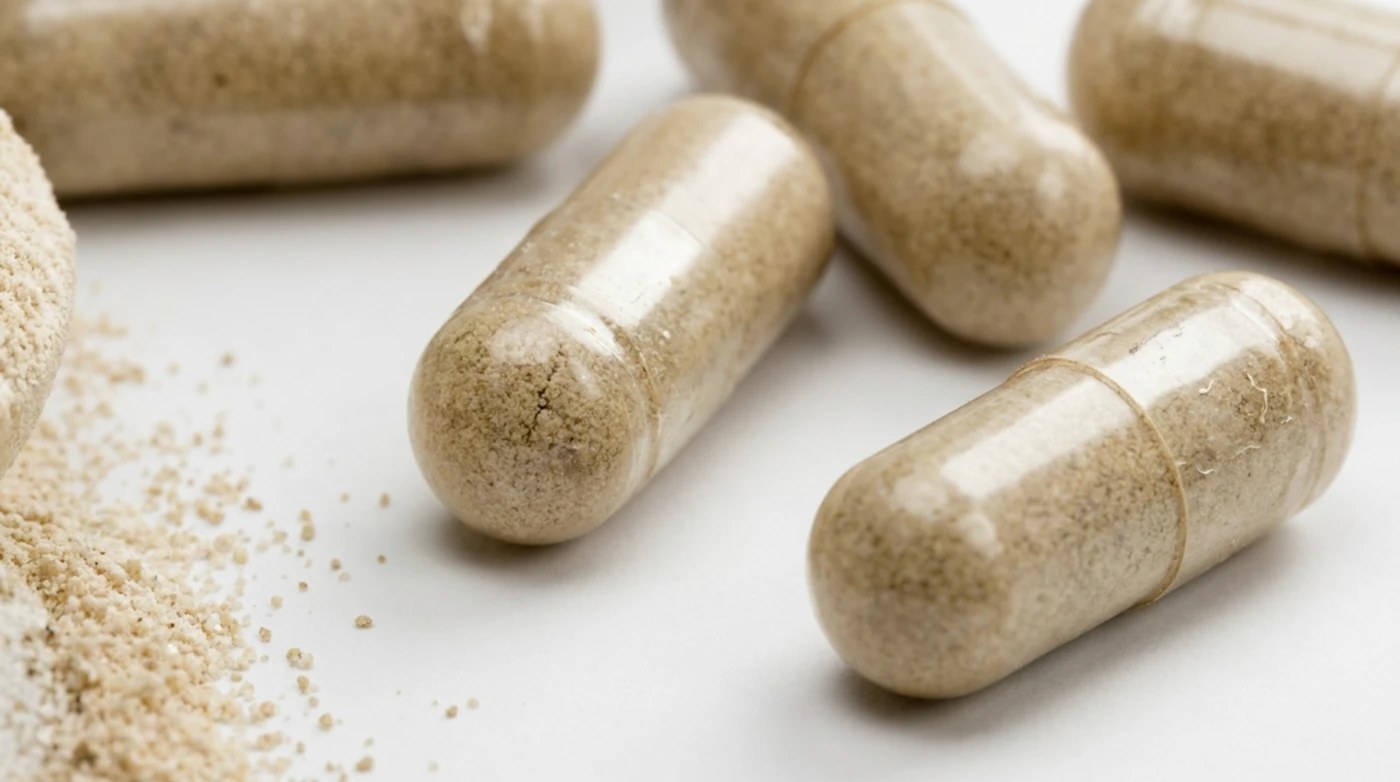 Close up print of supplement packaging design wellness branding