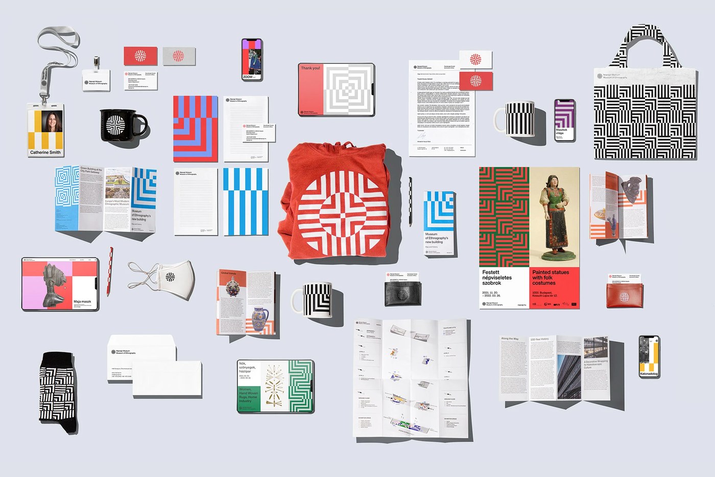 museum brand identity visual system