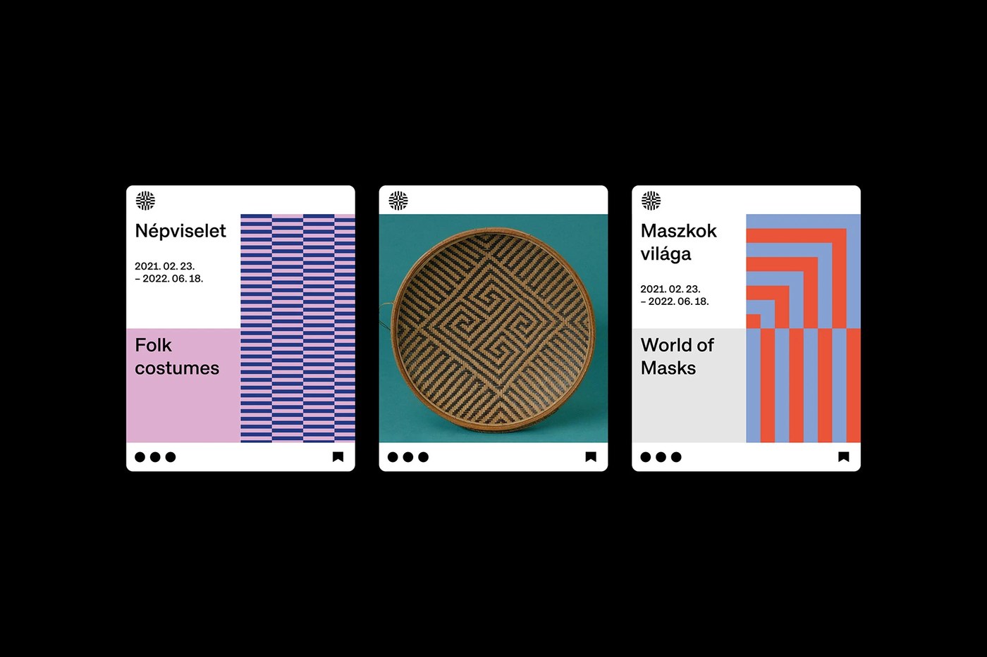 museum brand identity global motifs