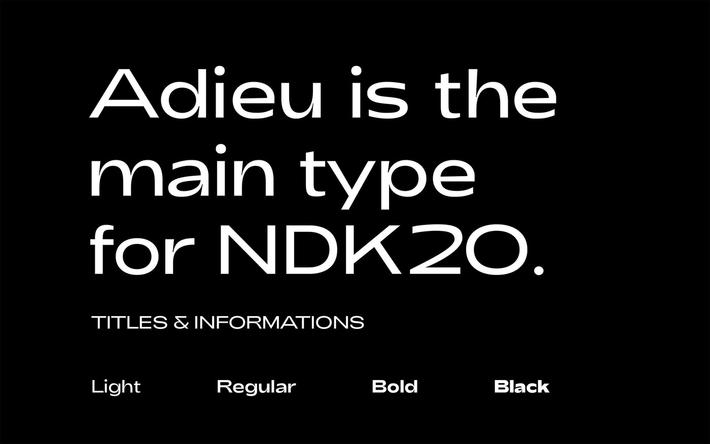 Generative design branding black and white typography layout