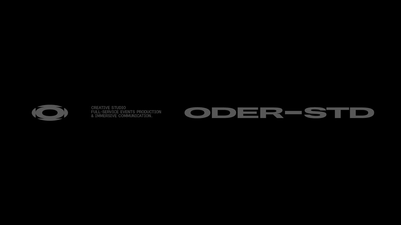 Web design responsive layout using ODER-STUDIOS brand identity
