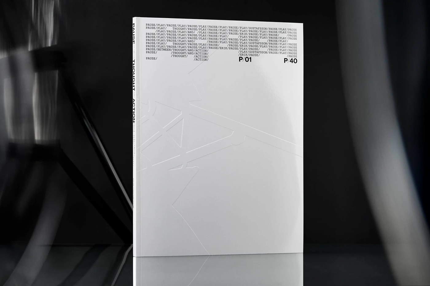 Typographic layout and repetition glitch specimen — editorial design by Lundgren+Lindqvist