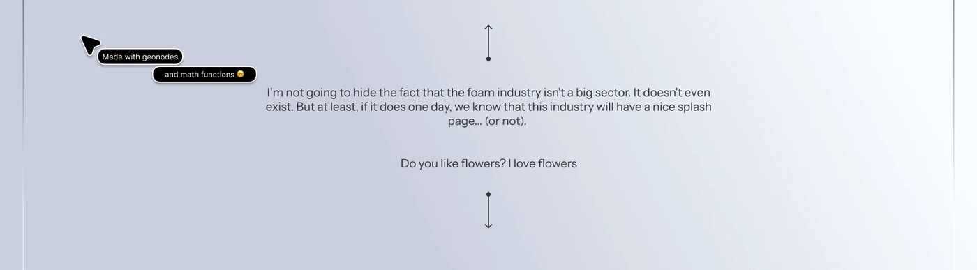 A homepage interactive branding layout grid transition details.