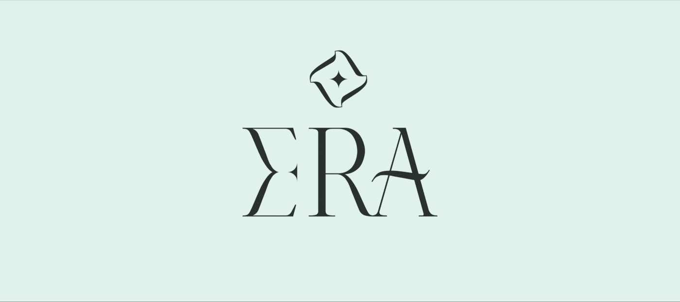 Skincare branding sketch and calligraphy drawing