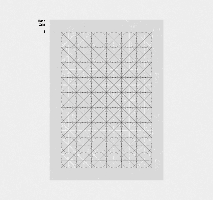 Visual Impact brand identity design circular measurement grid animation