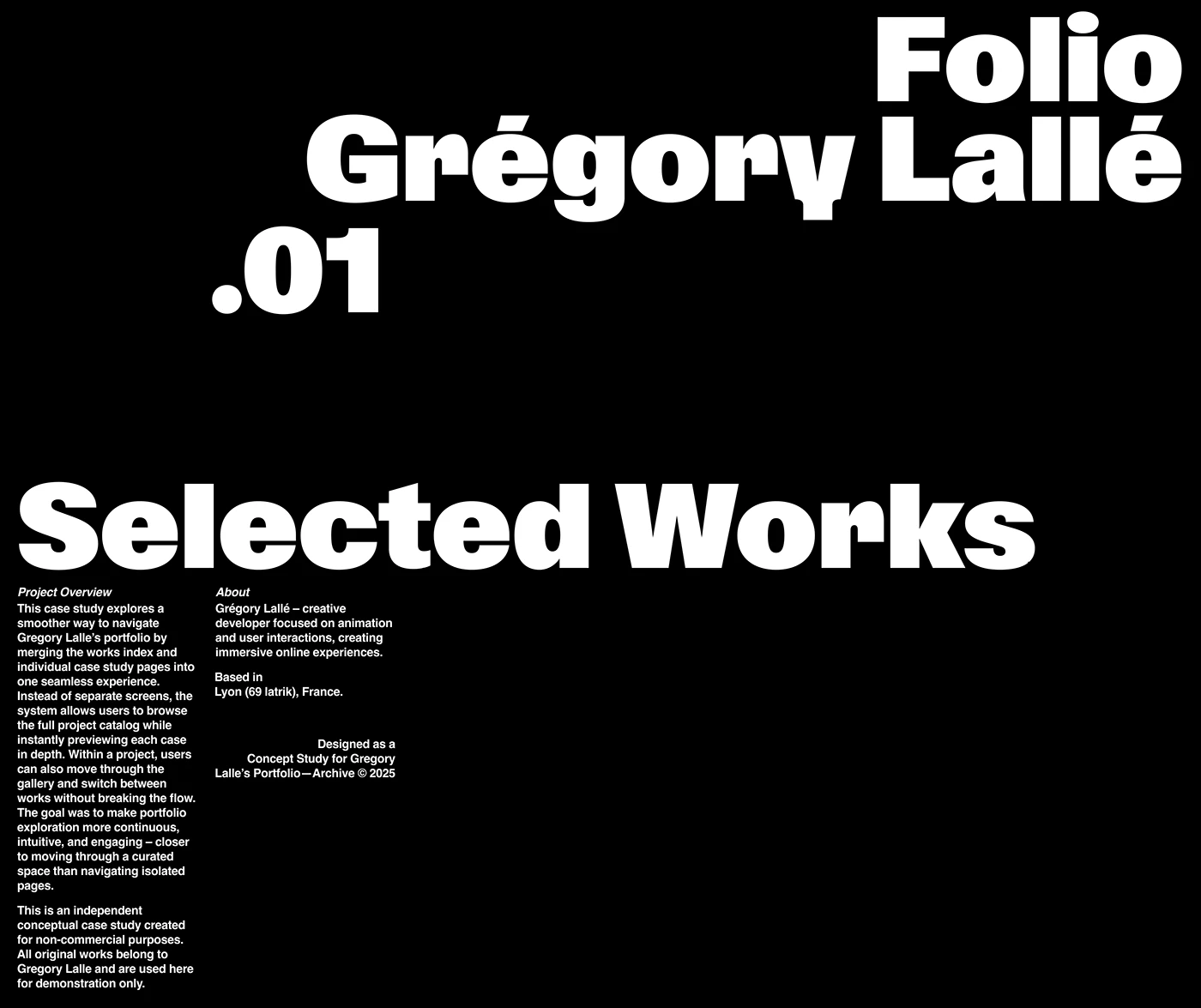 Gregory Lalle portfolio concept ui ux detail 5