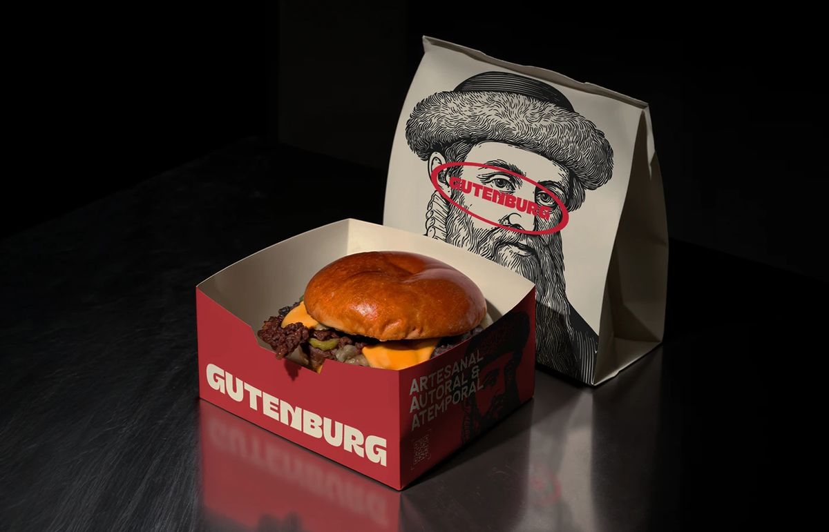 Gutenburg stationary visual typography design details