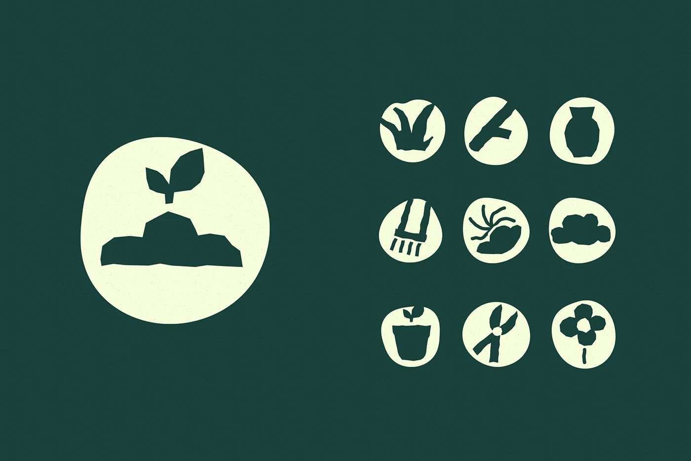Hums branding color system design