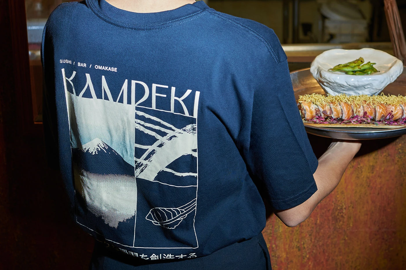 Kampeki Sushi branding identity detail 4