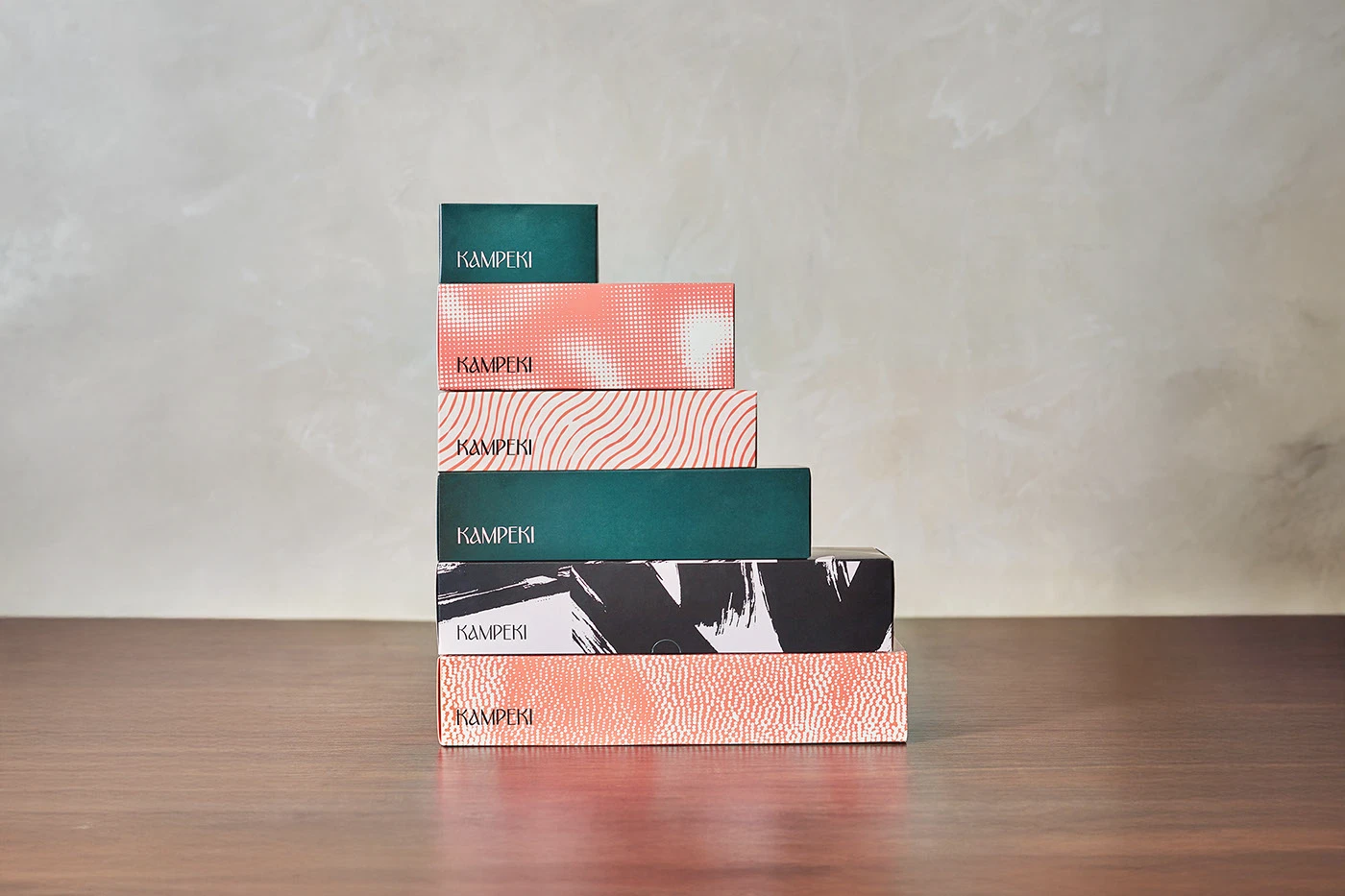 Kampeki Sushi branding identity detail 7